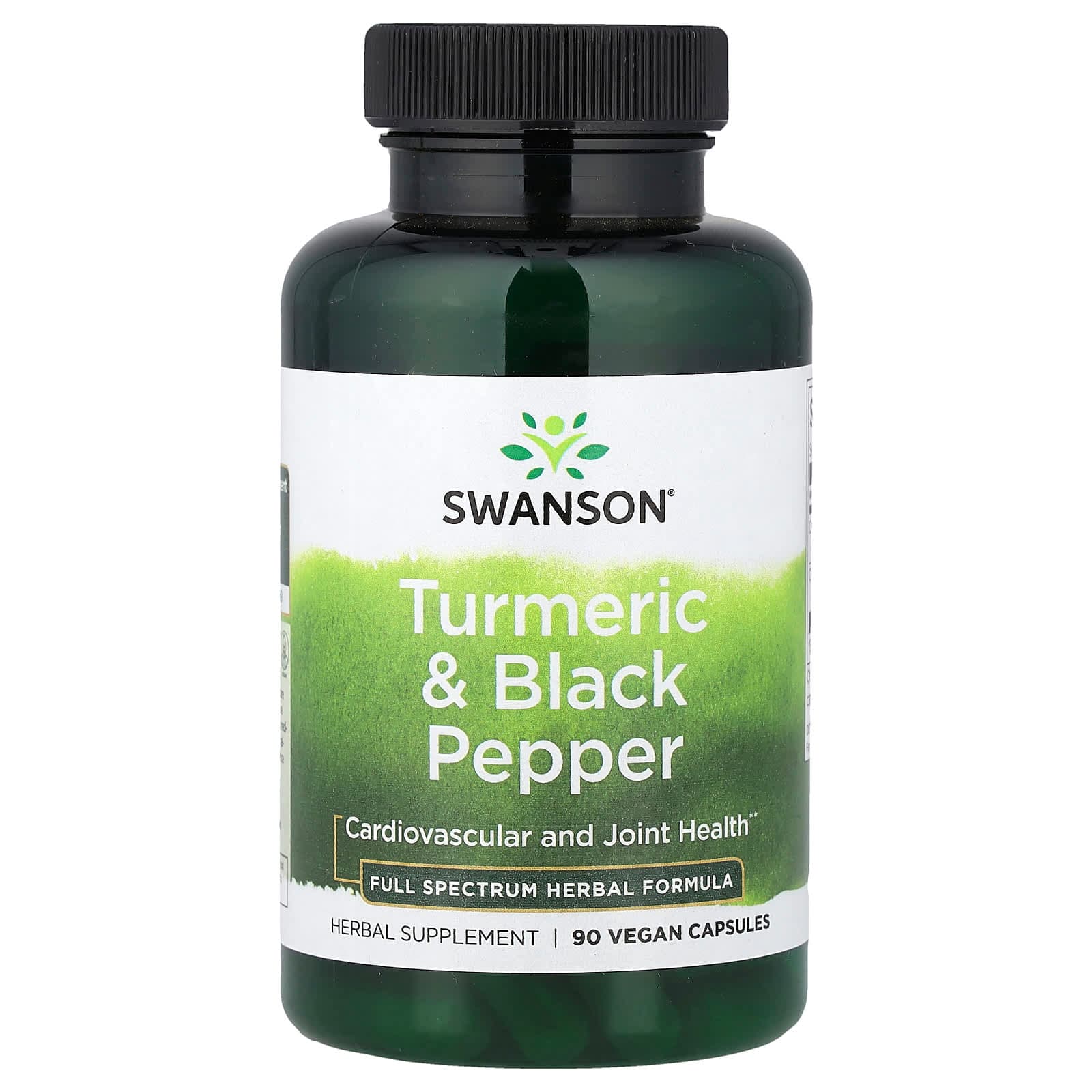 Swanson Vitamins Turmeric & Black Pepper, 90 Vegan Capsule de Swanson Vitamins
