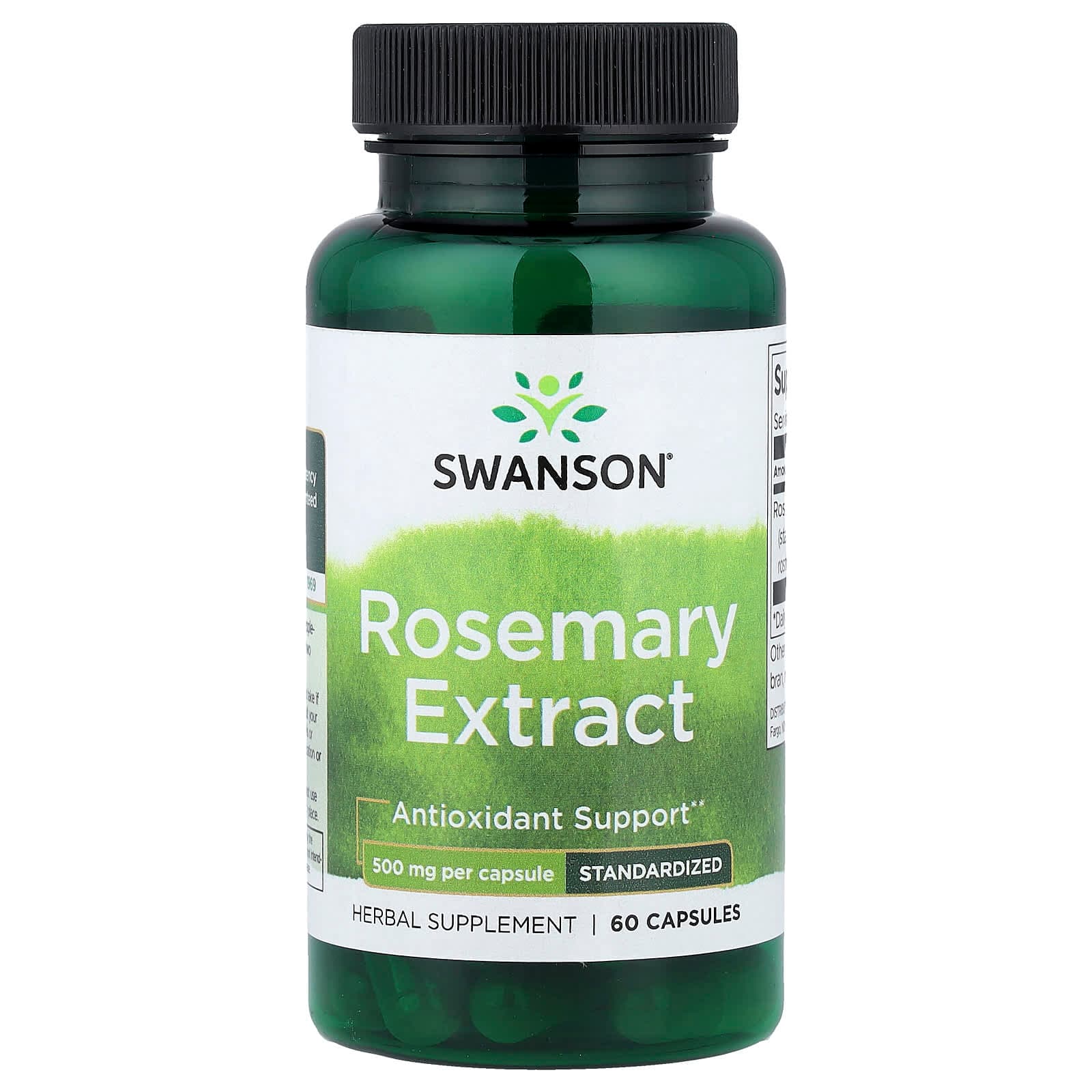 Swanson Vitamins Rosemary Extract, Standardized – 60 gélules de Swanson Vitamins