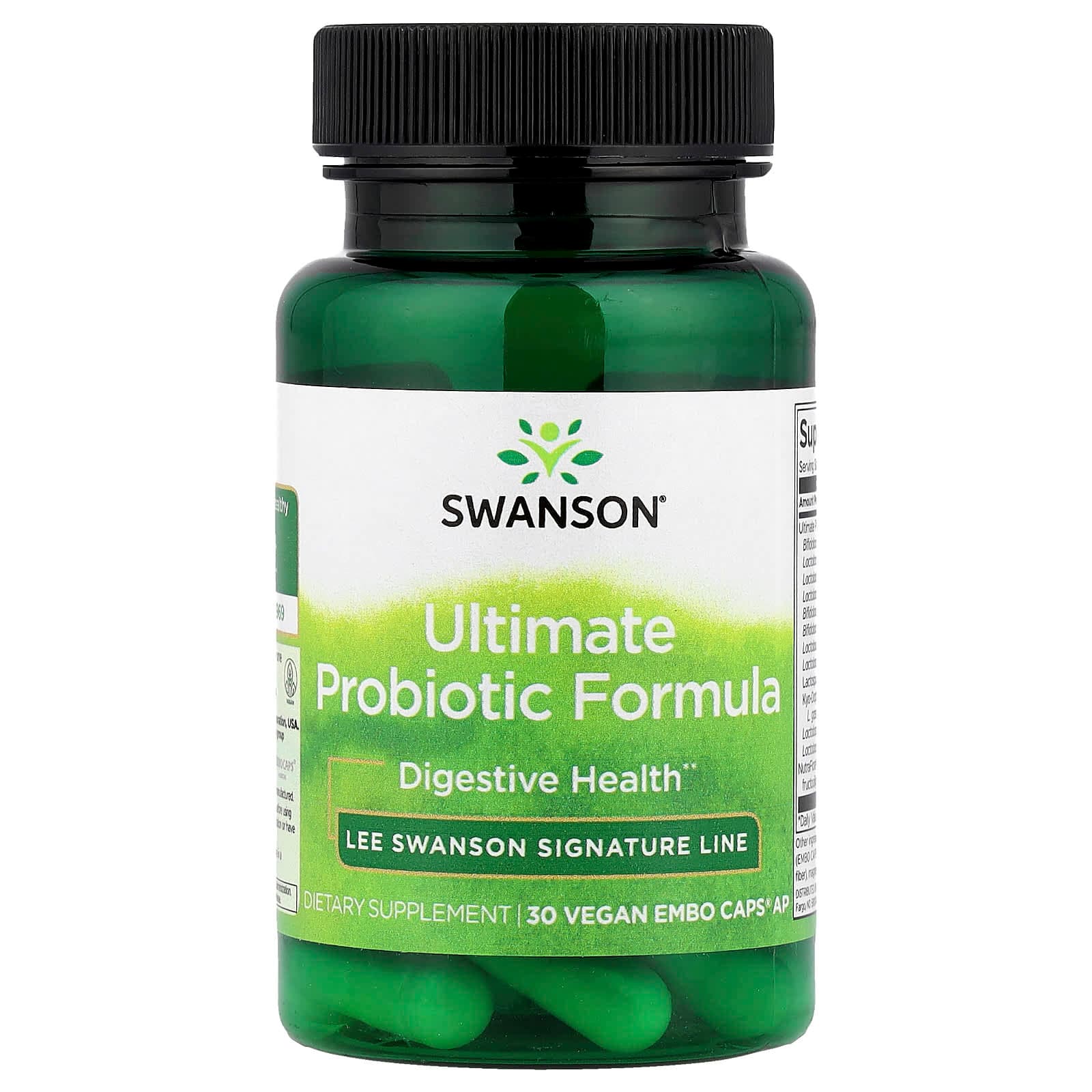 Swanson Vitamins Ultimate Probiotic Formula, 30 Vegan Embo Caps Ap de Swanson Vitamins