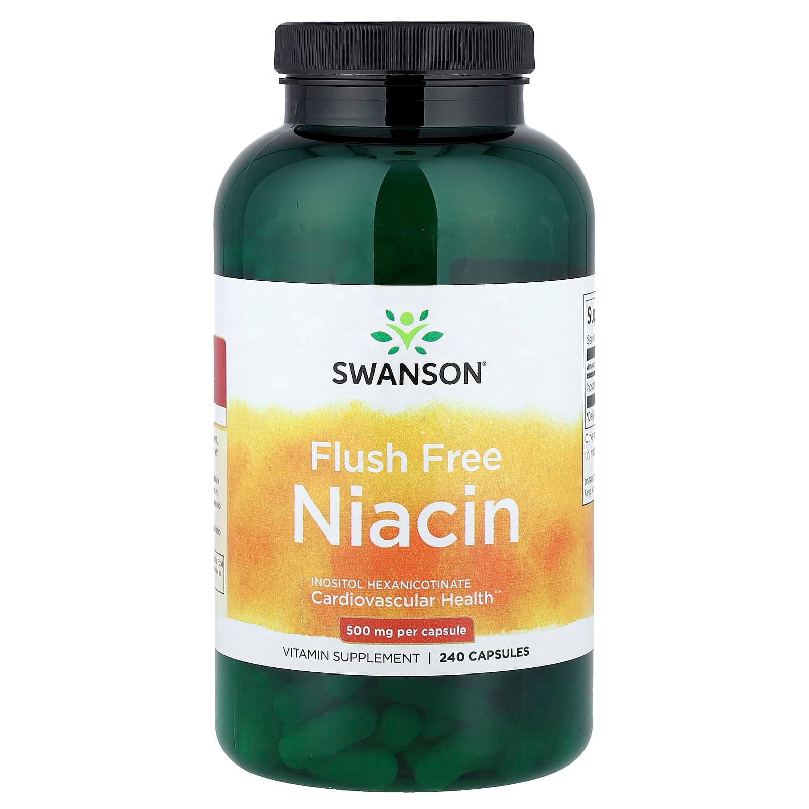 Swanson Vitamins Flush Free Niacin – 240 gélules de Swanson Vitamins