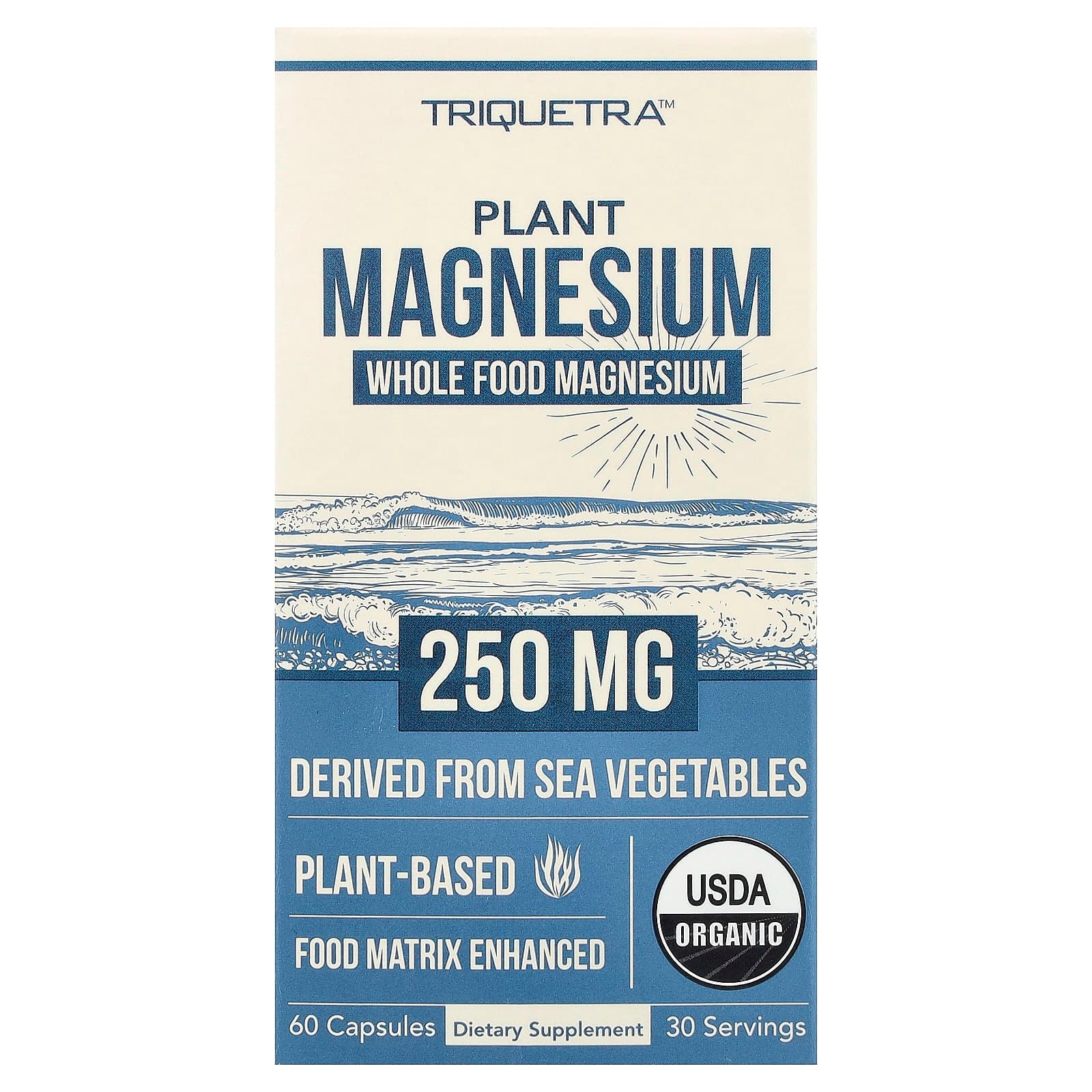 Triquetra Health Plant Magnesium – 60 gélules de Triquetra Health