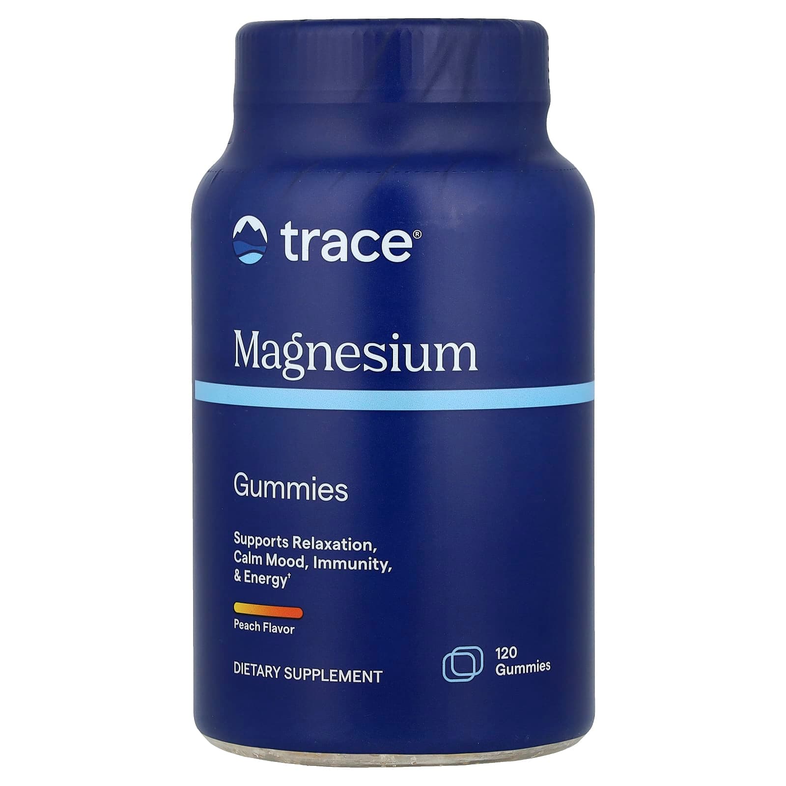 Trace Magnesium Gummies – Peach – 120 gommes de Trace