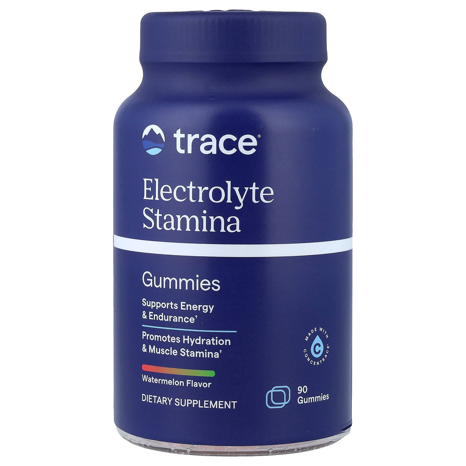 Trace Electrolyte Stamina Gummies – Watermelon – 90 gommes de Trace