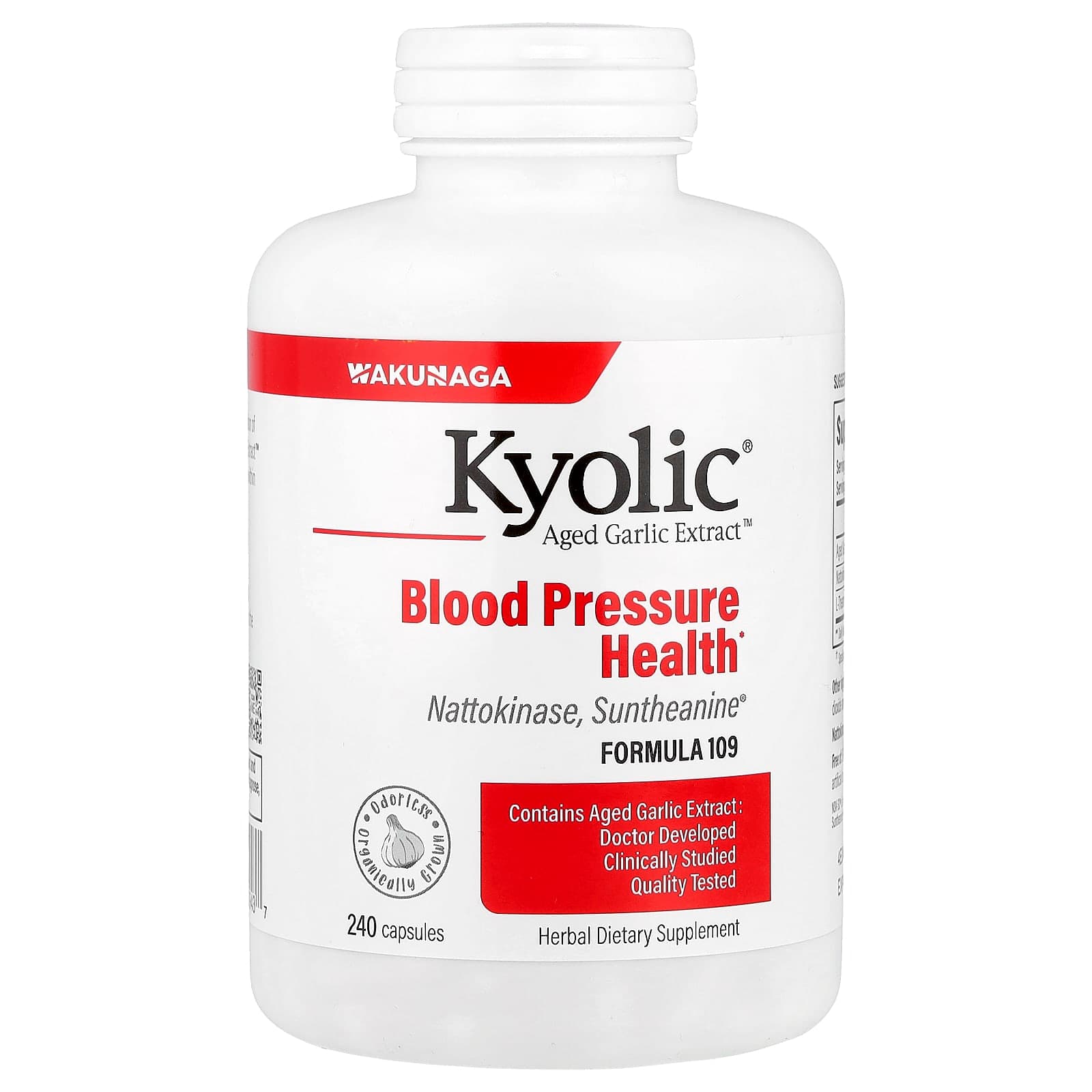 Kyolic Aged Garlic Extract, Blood Pressure Health – 240 gélules de Kyolic